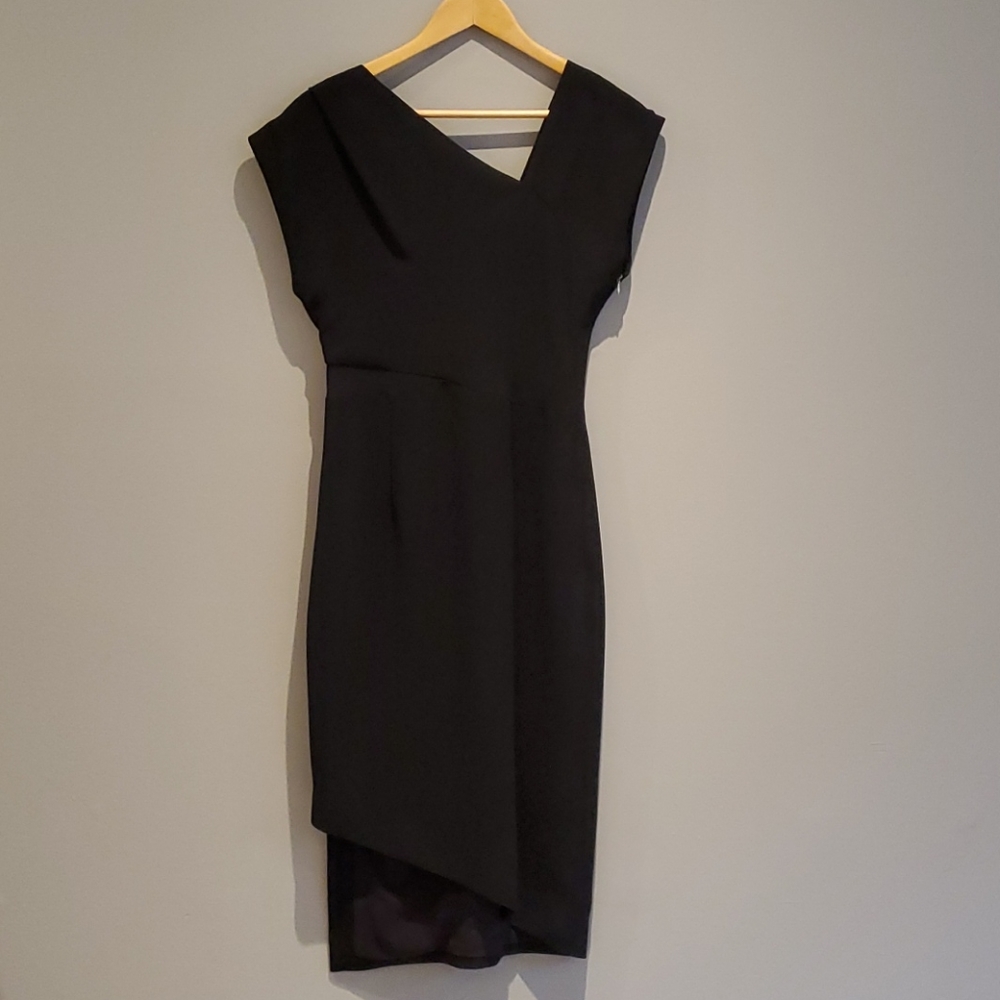 NEW Rachel Roy Asymmetrical Neckline Dress Sz.6